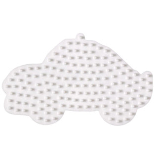 Hama strygeperler bundplade bil hvid | 5 stk