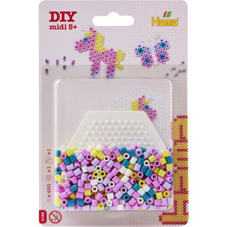Hama ironing beads pink mini set 450 pieces