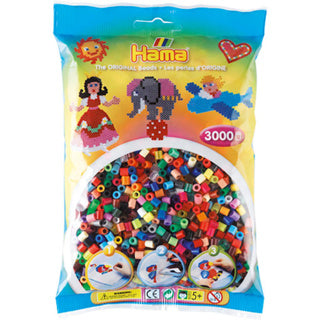 Hama ironing beads 3000 pieces mixed colors | 5 pieces