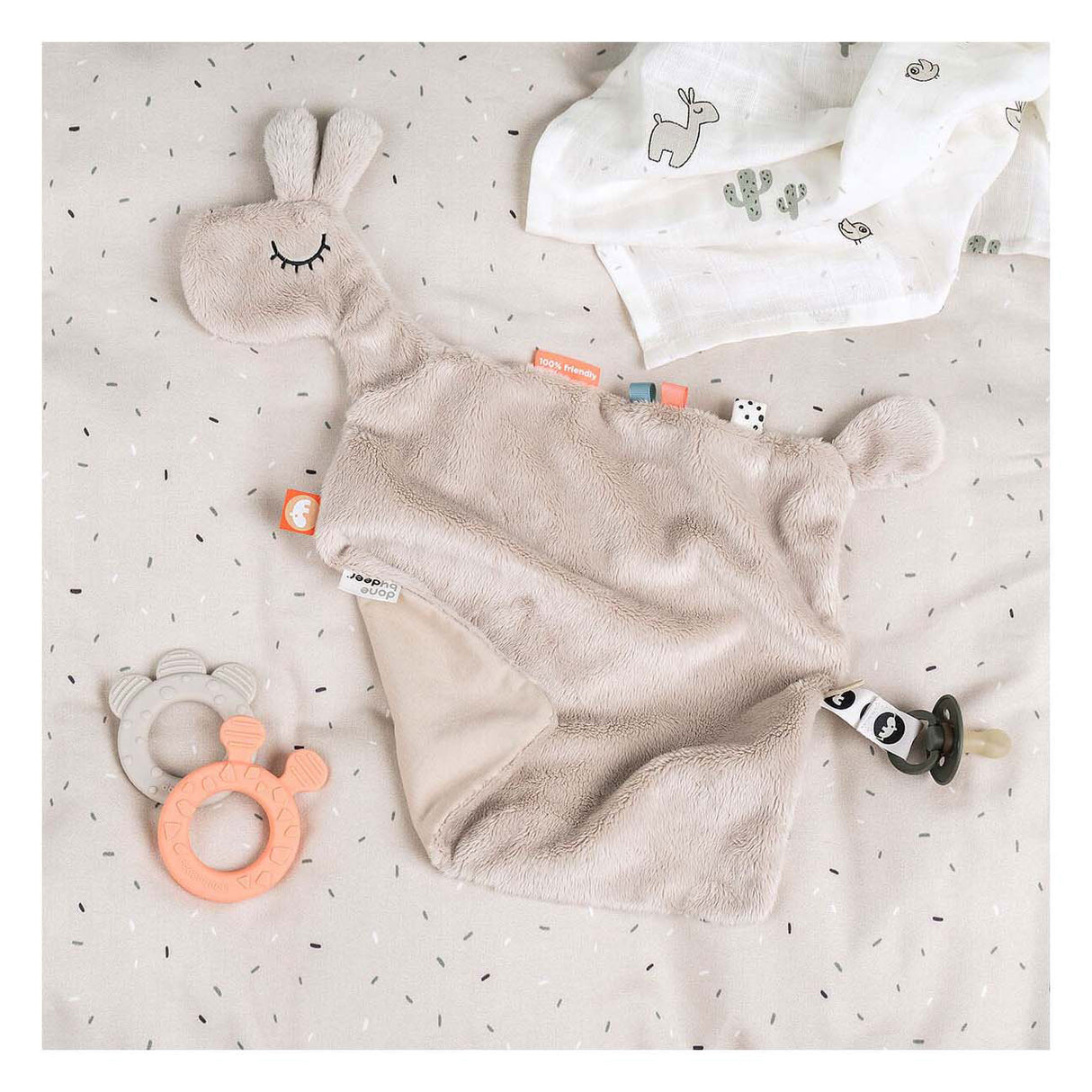 Done by deer pacifier cloth lalee beige