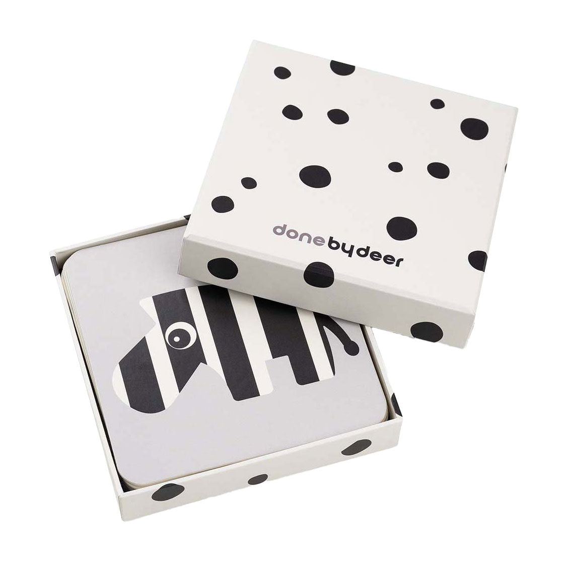 Von Hirschbabykontrastkarten -Hirschfreunden erledigt, 10st.