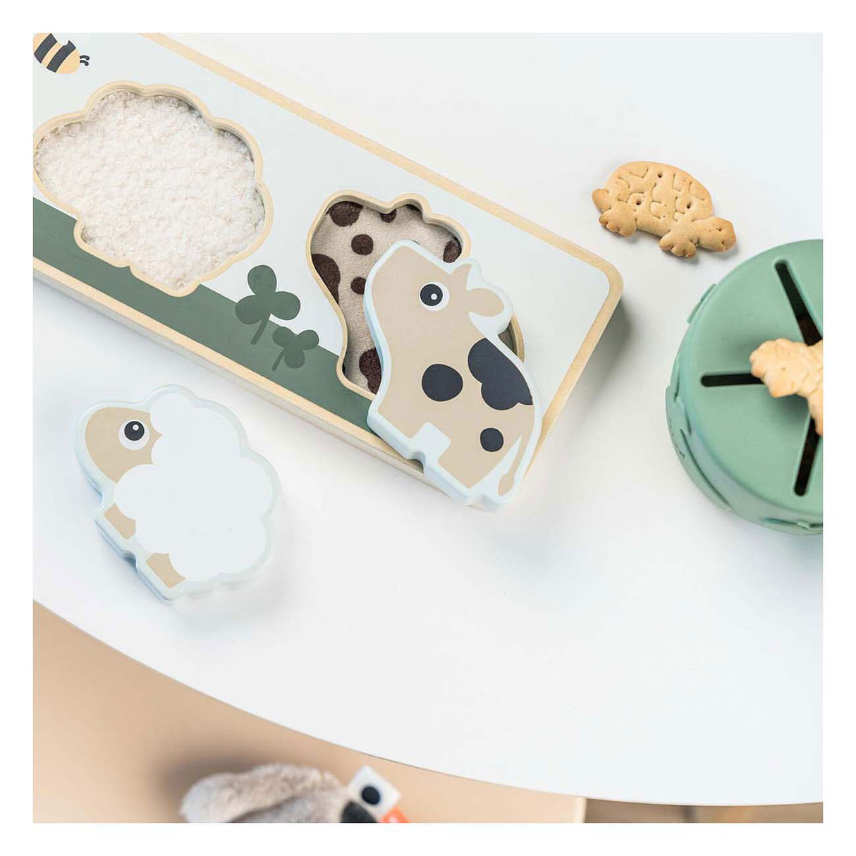 Done by deer sensory puzzle small farm, 3 pcs.