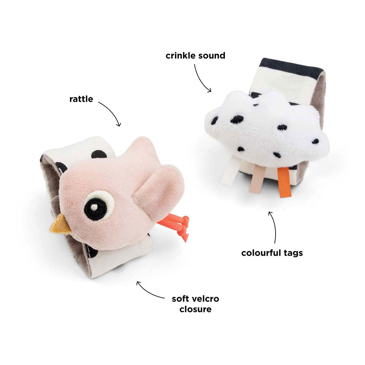 Fait par des nuages de poignet de cerf nuages heureux rose, 2e.