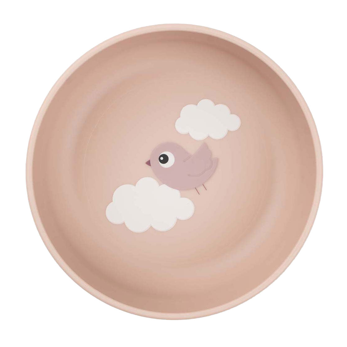 Done by deer food bowl happy clouds pink