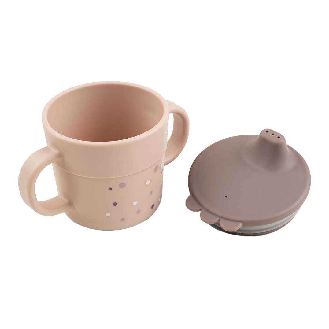 Done by deer spout cup cheerful dots pink, 215ml