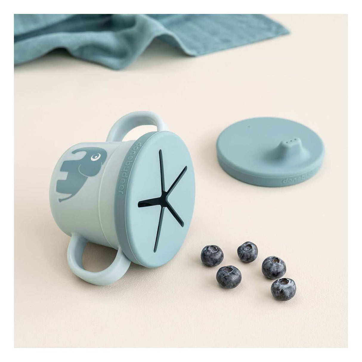 Done by deer spout cup elphee blue, 215ml