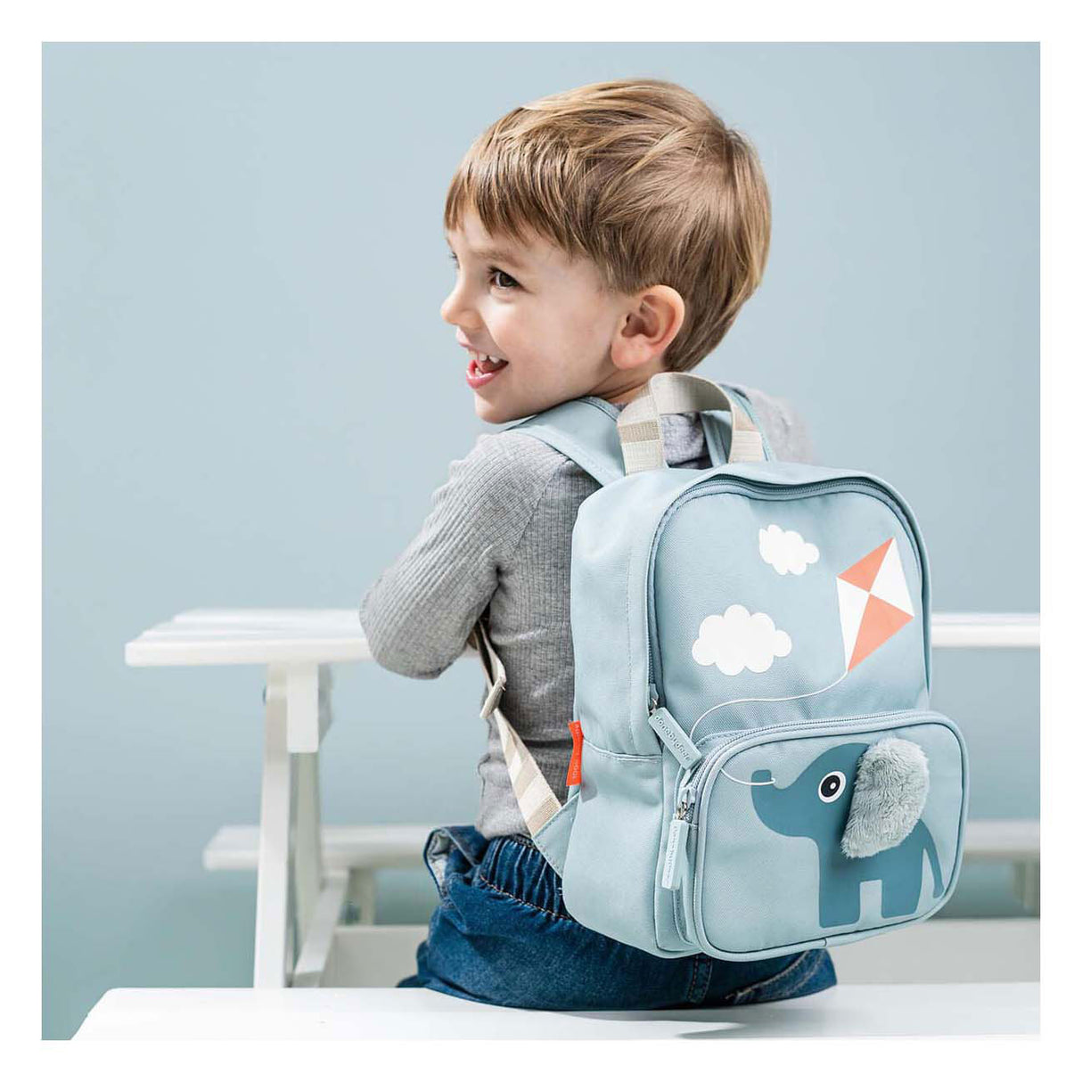 Hecho por la mochila de ciervos Elphee Blue 4 L