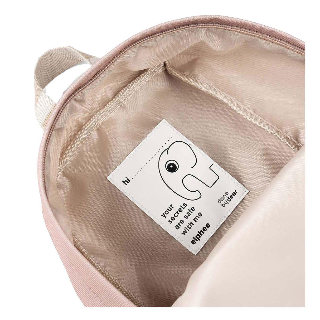 Hecho por la mochila de ciervos Elphee Pink 4 L