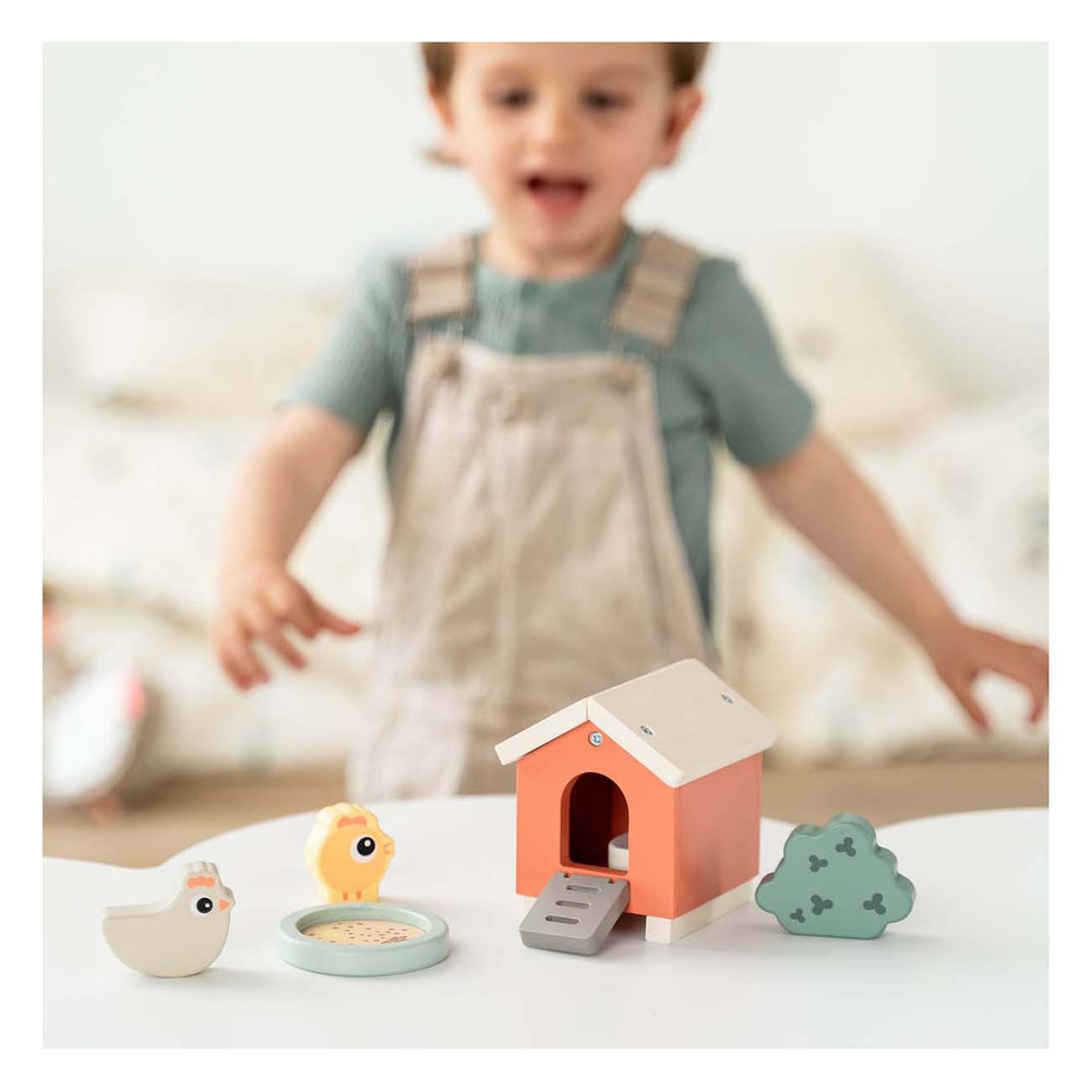 Done by deer tiny farm wooden playset clucky