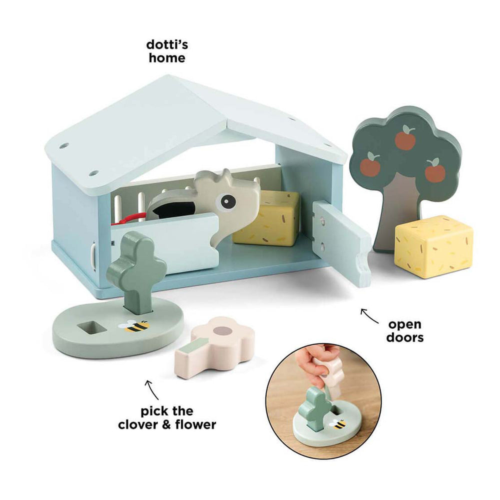 Done by deer tiny farm wooden playset dotti