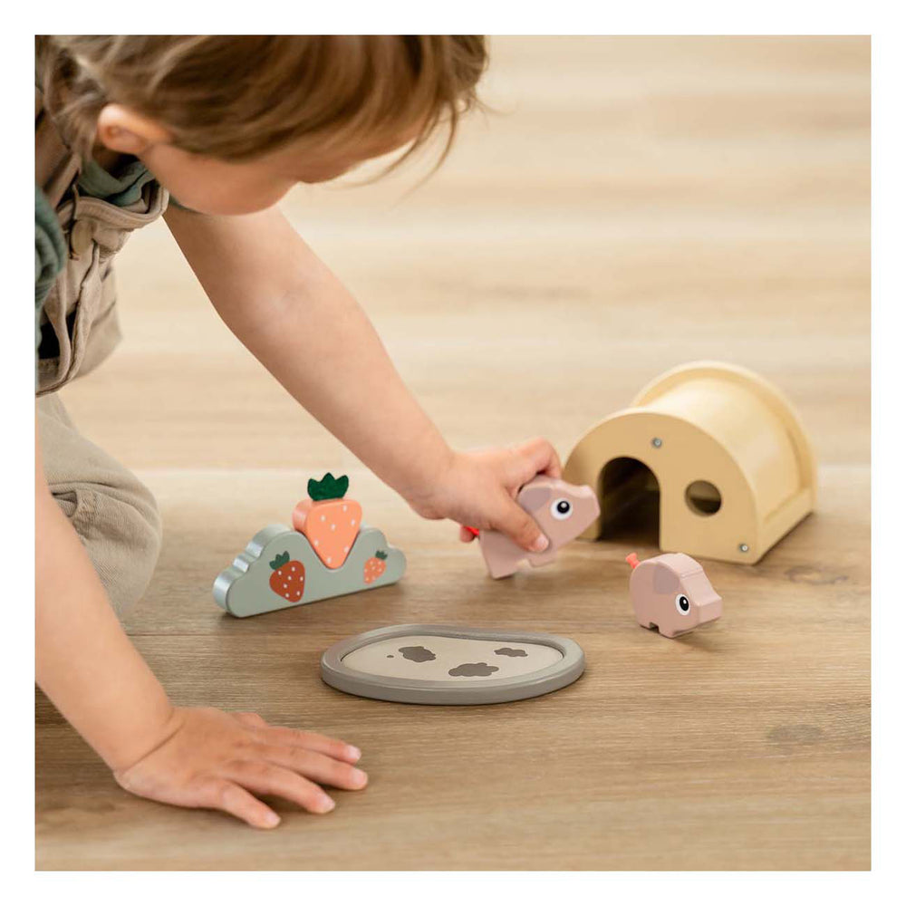 Done by deer tiny farm wooden playset pigee