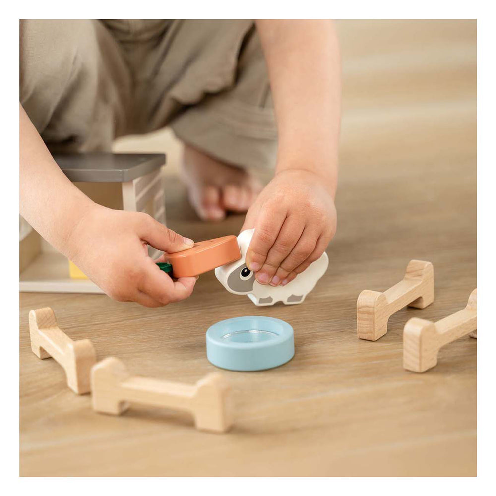 Done by deer tiny farm wooden playset sheepy