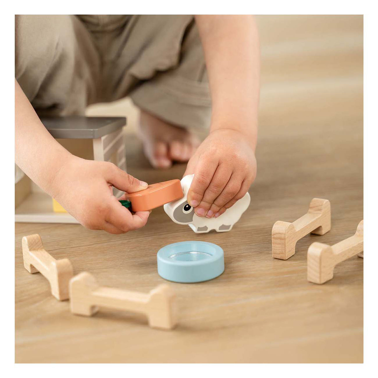 Done by deer tiny farm wooden playset sheepy