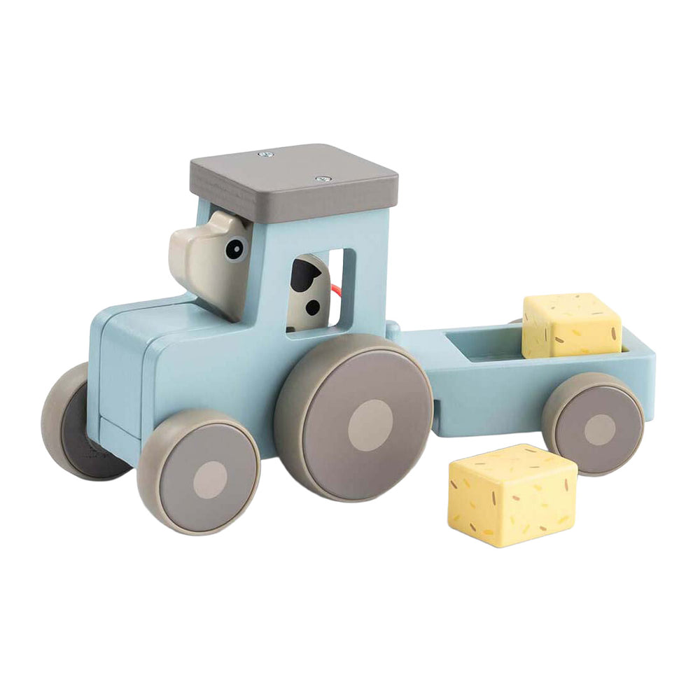 Done by deer tiny farm wooden tractor dotti blue