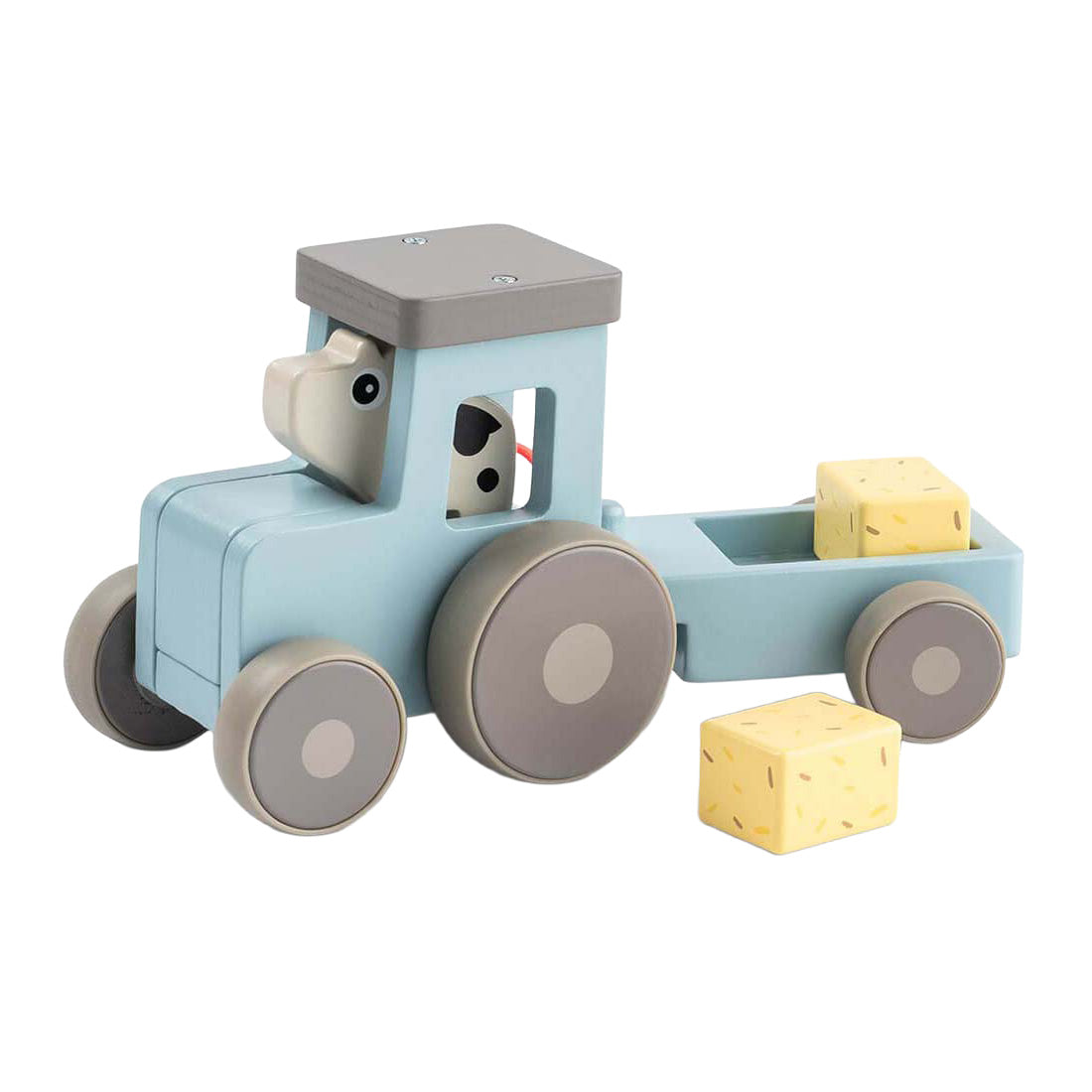 Done by deer tiny farm wooden tractor dotti blue