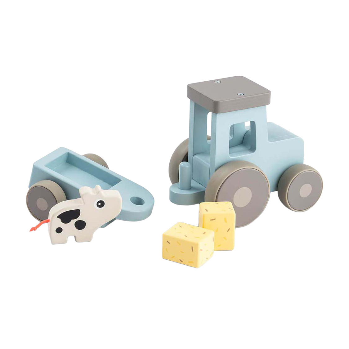 Done by deer tiny farm wooden tractor dotti blue