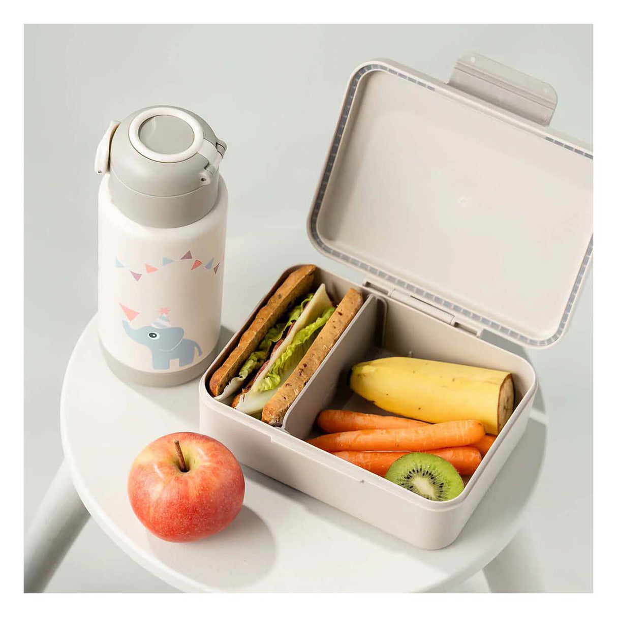 Done by deer broodtrommel met vakken - beige