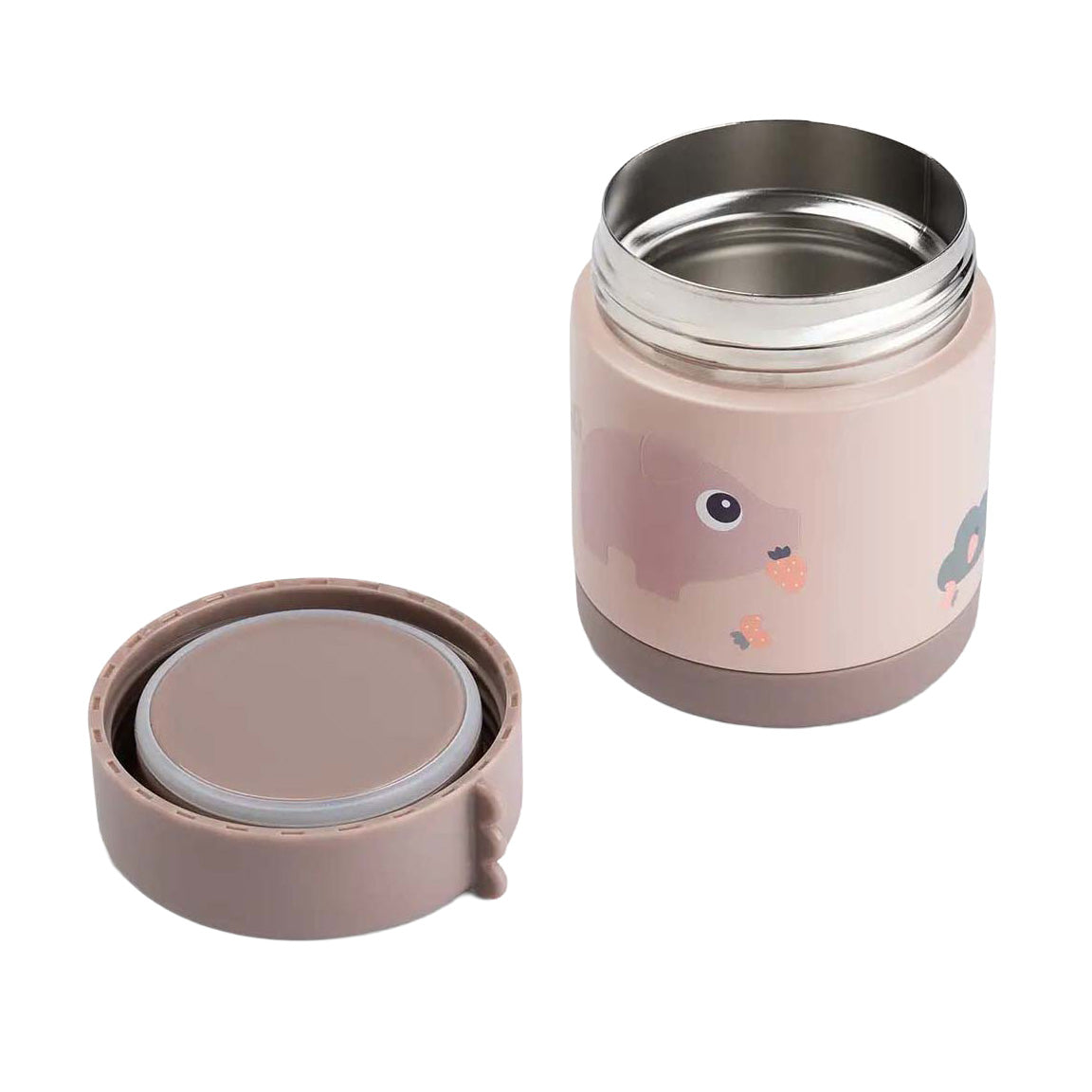 Done by deer geïsoleerde voedselbakje tiny farm - roze