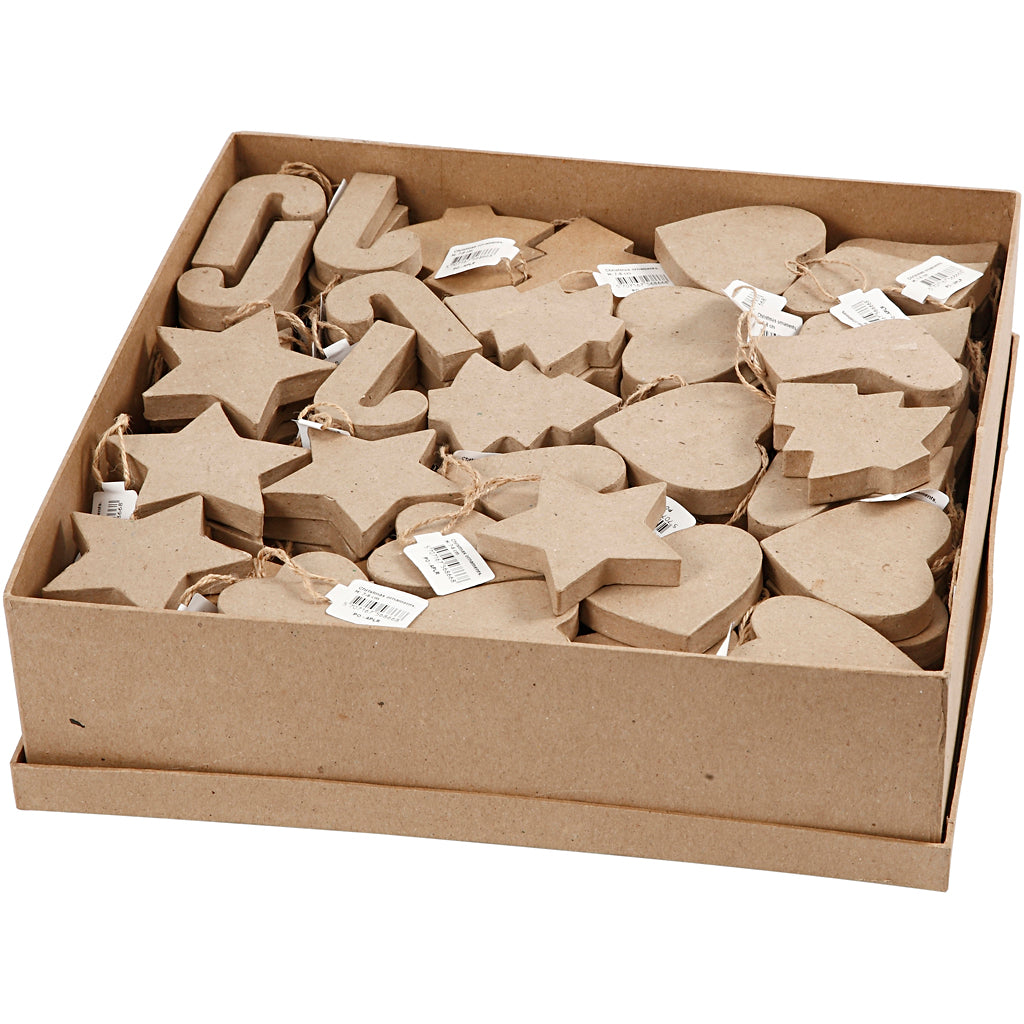 Creativ company Christmas hangers, h: 7-8 cm, 174 pieces 1 box