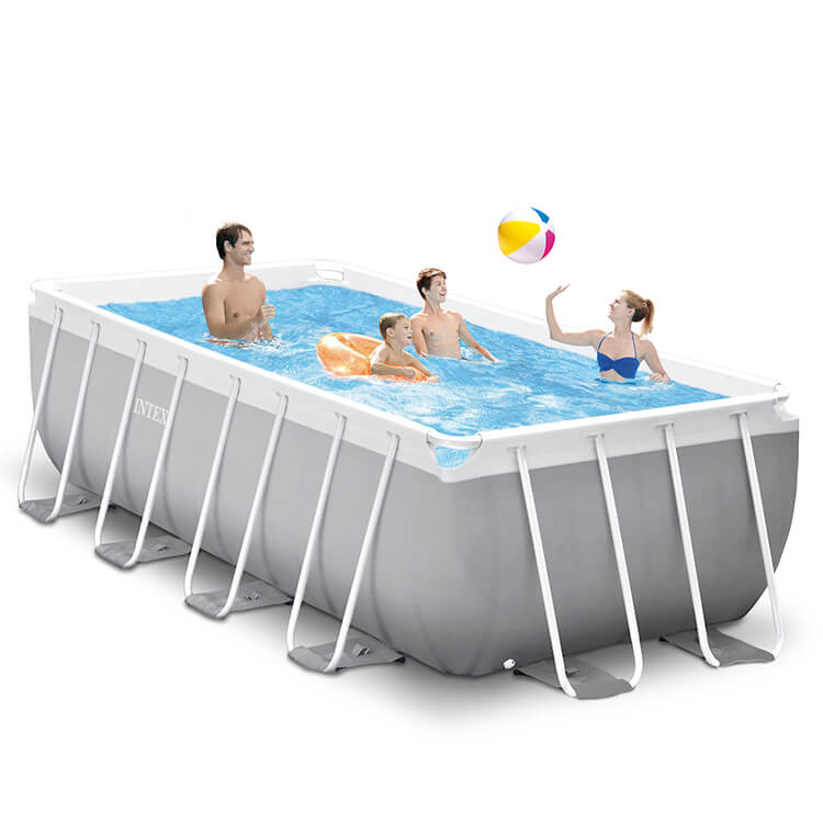 Piscina de marco de prisma Intex 400 x 200 x 122 cm