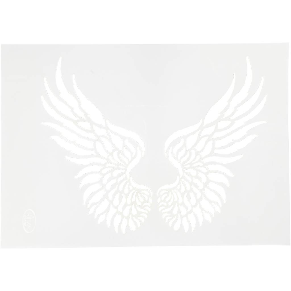 Viva decor flexible stencil, wings, A4, sheet 210x297 mm, 1 piece