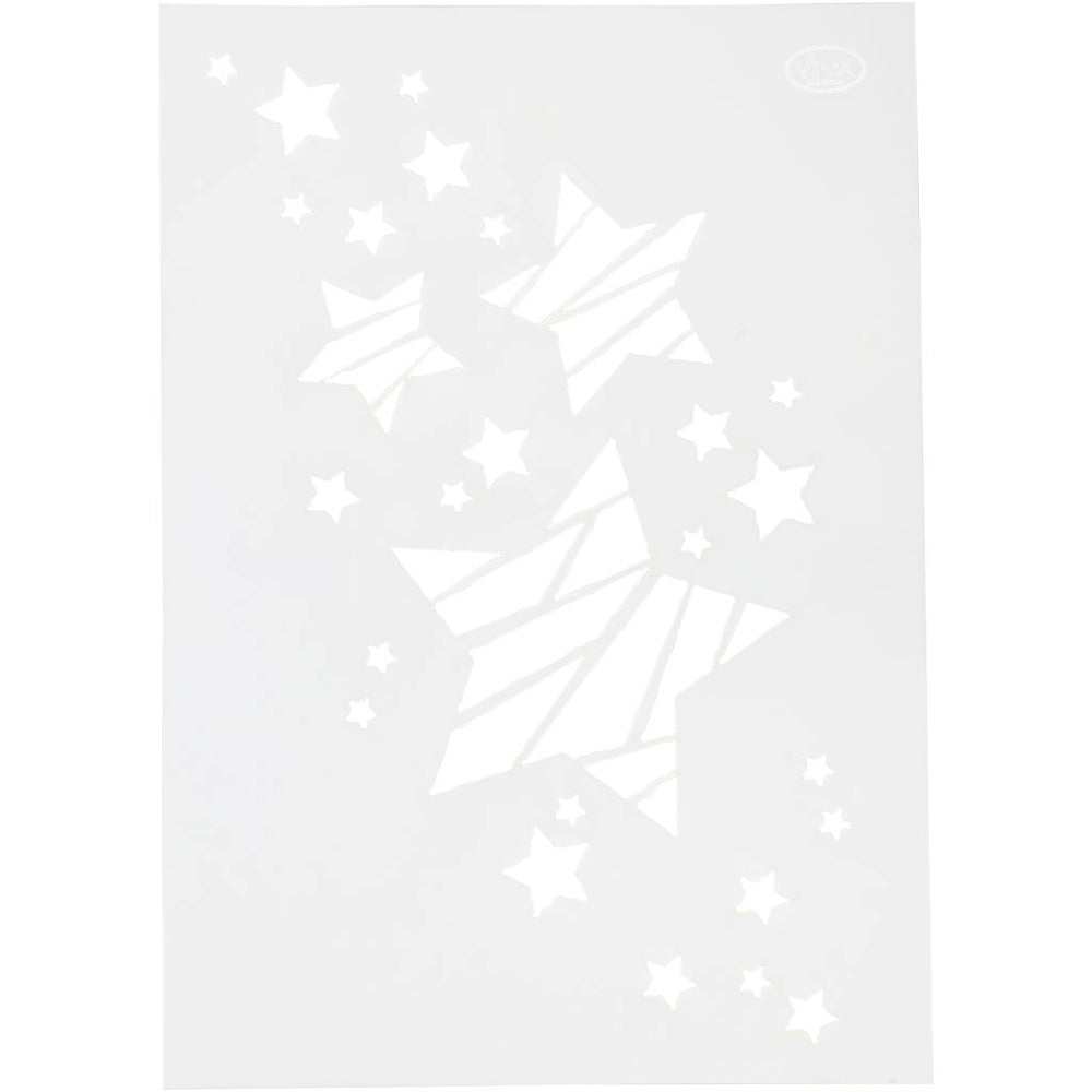 Creativ Company Flexible Plantilla Stars A4