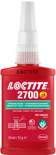 Loctite borgmiddel 2700 50ml (strong)