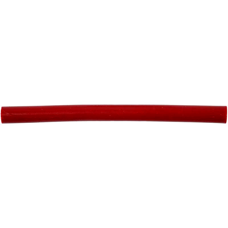Creativ company wax for wax gun, l: 10 cm, d 8 mm, red, 6 pieces 1 box