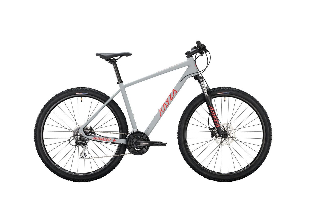 Kayza mtb hardtail garua 4 mod. 22 bike garua 4 29 56 hardtail 24sp gray red