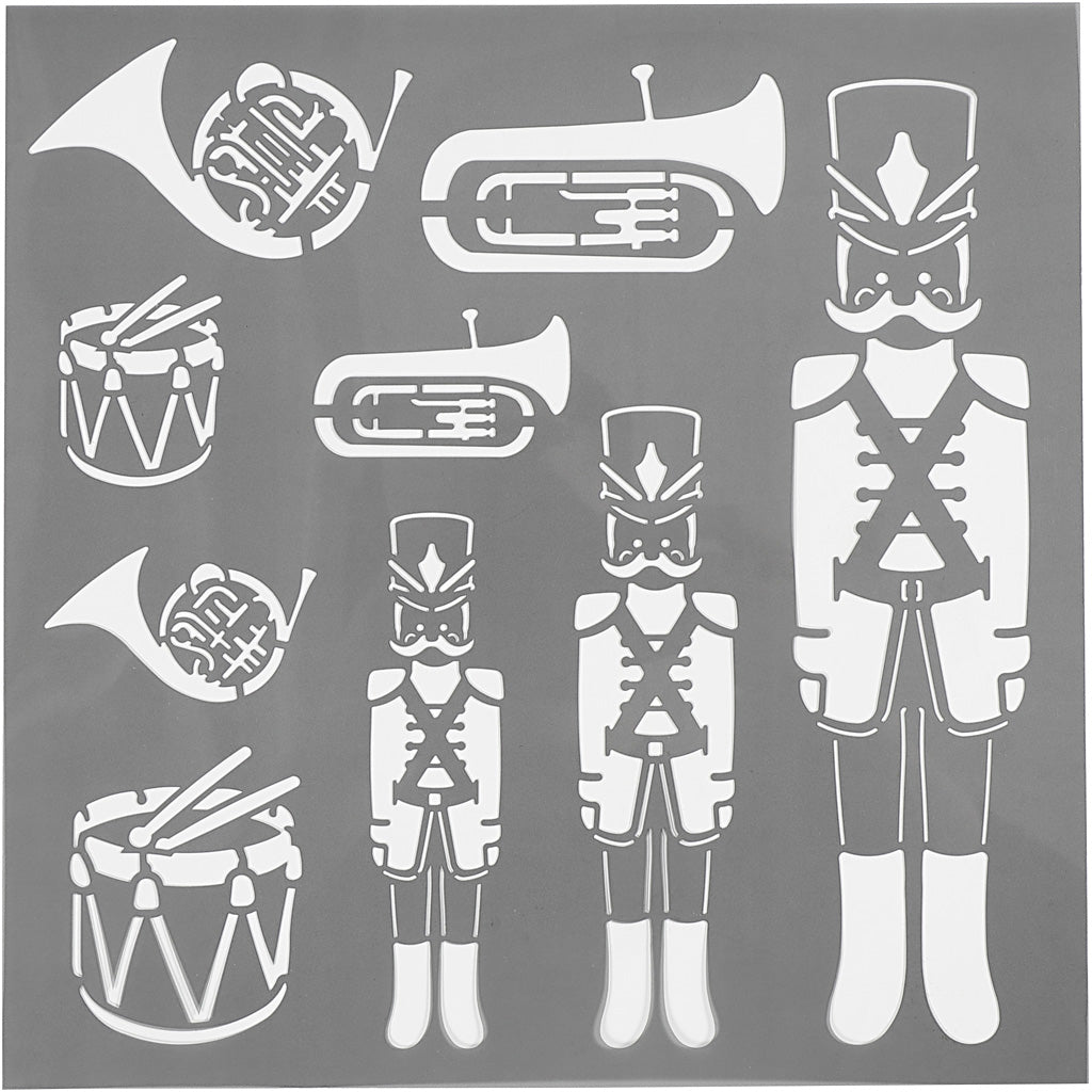 Creativ company template, nutcracker, size 30.5 x 30.5 cm, thickness 0.31 mm, 1 sheet