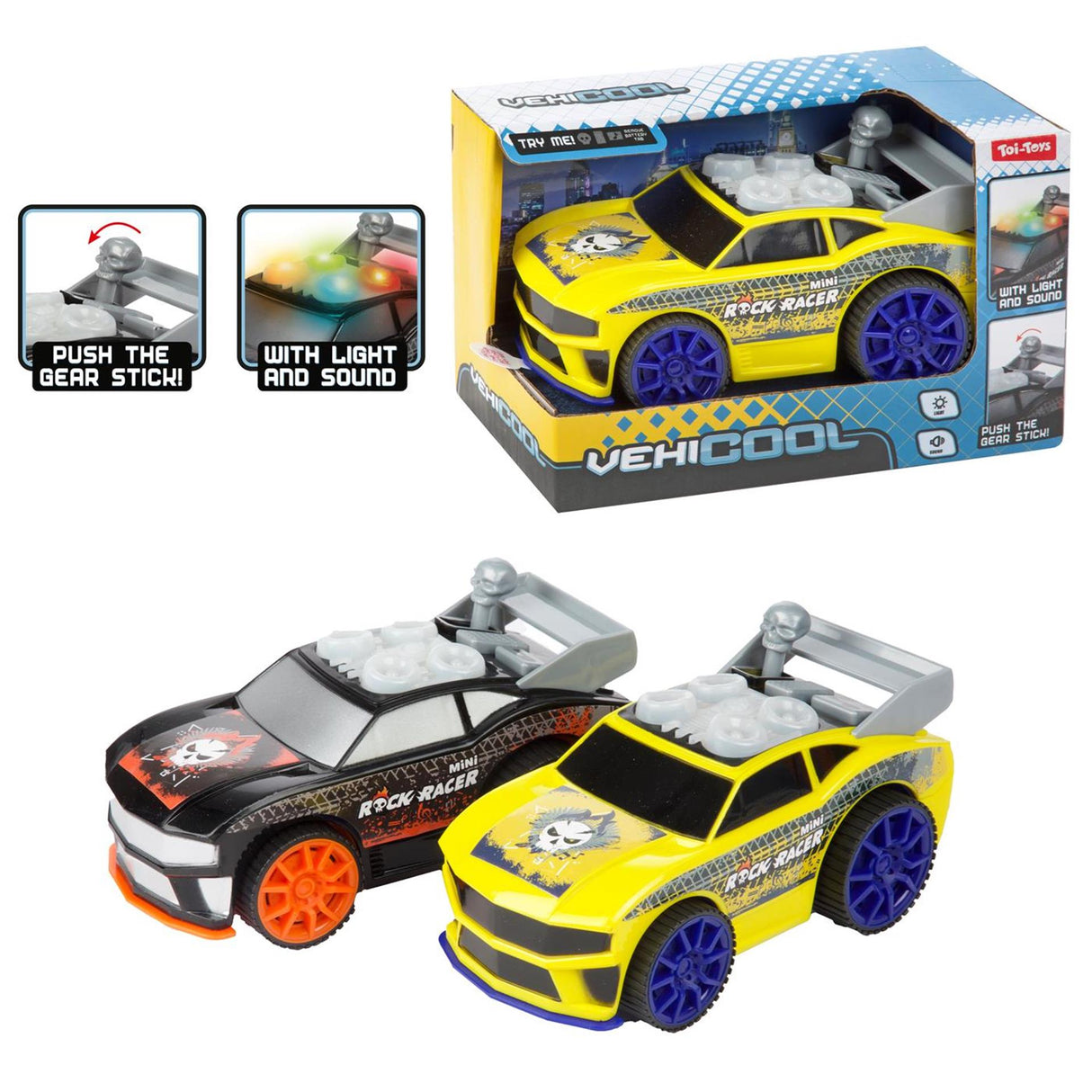Toi-toys vehicool rally race car rock racer