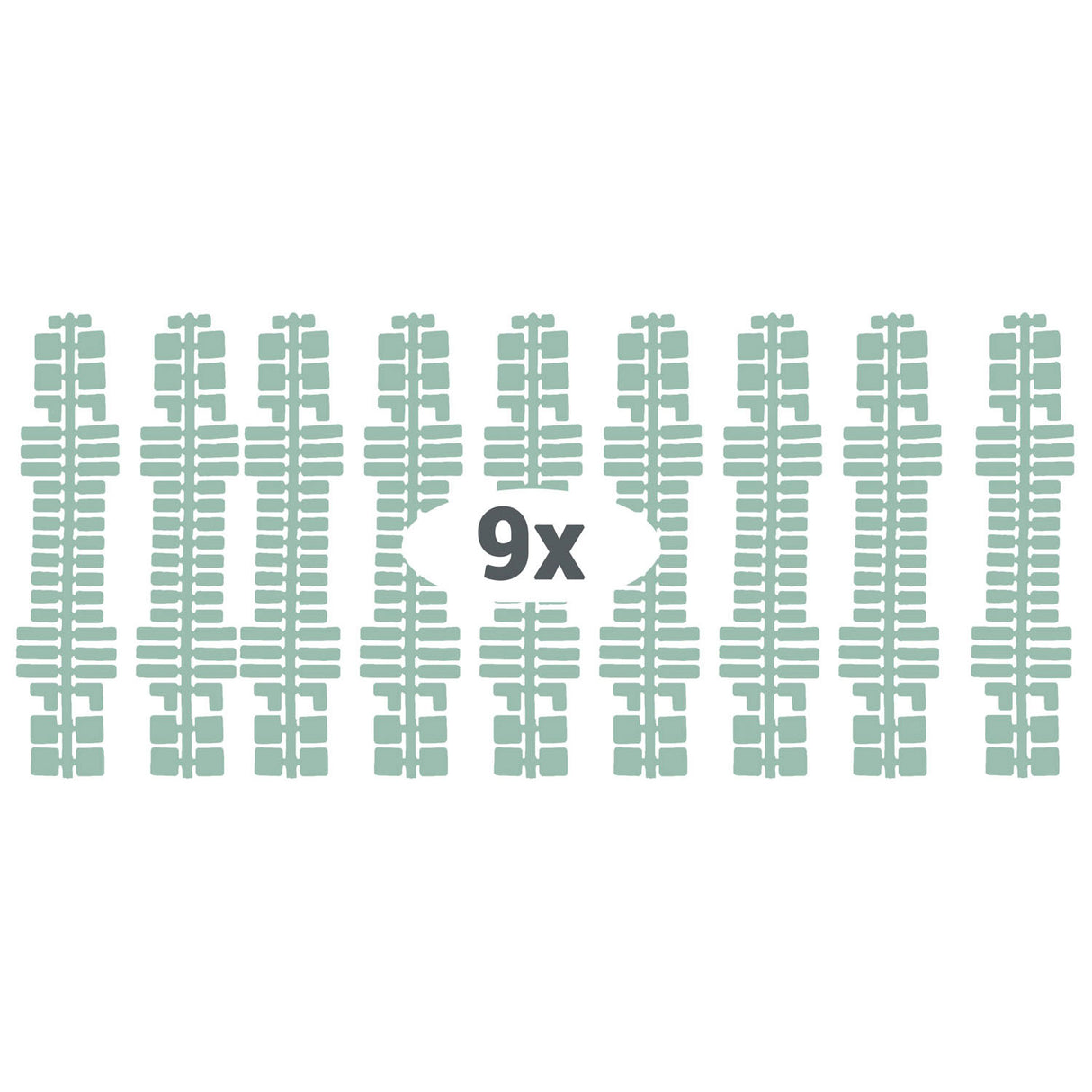 Ministeck barevné proužky září ve tmě, 9st.