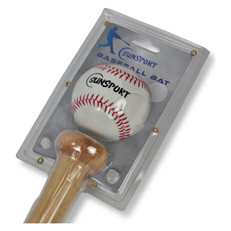 Tactic bex sunsport baseball bat with ball, 71cm