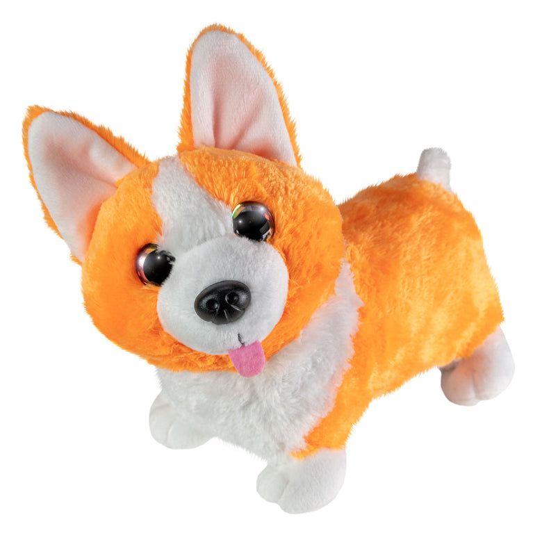 Lumo stars cuddly toy - corgi monty, 15cm