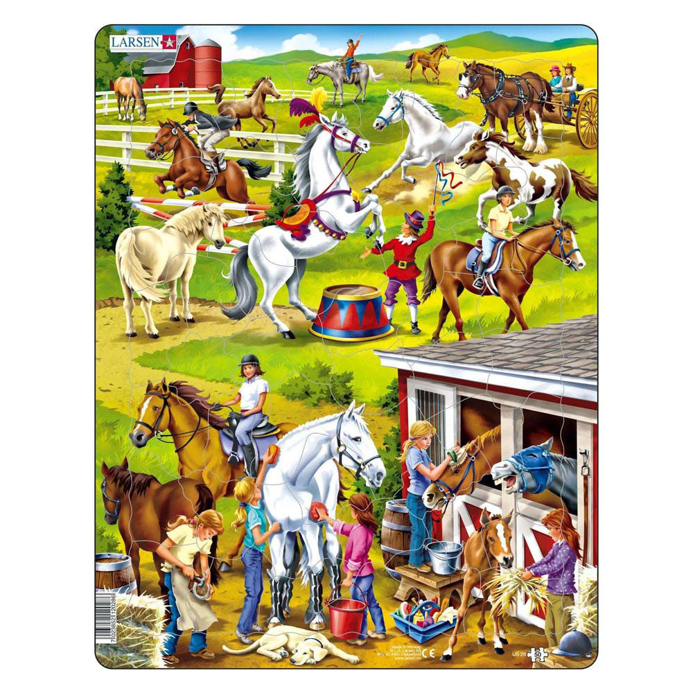 Selecta Larsen Pluzzle Animals - Horse Mane, 50st.