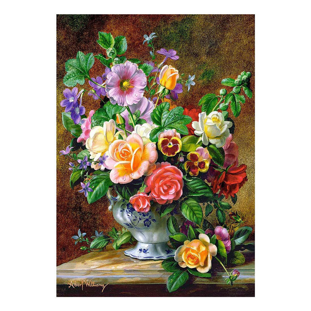 Selecta castorland jigsaw puzzle flowers in a vase, 500 pcs.