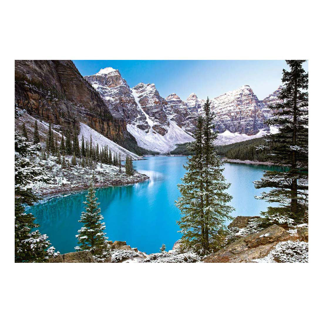 Selecta castorland jigsaw puzzle the jewel of the rockies canada, 1000 pcs.