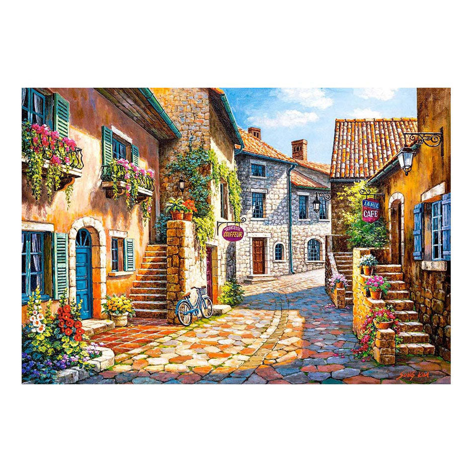 Selecta castorland jigsaw puzzle rue de village, 1000 pcs.