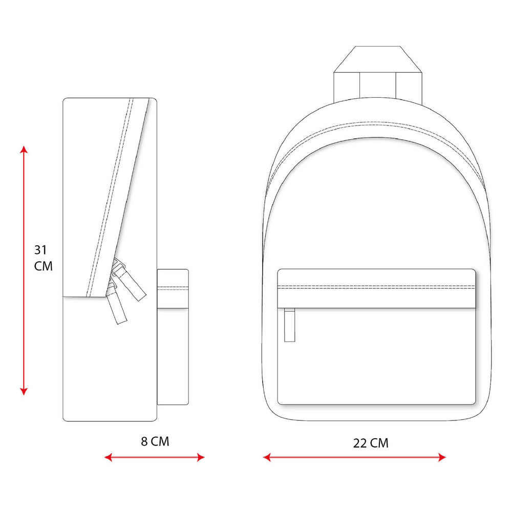 Vadobag Rucksack Spaß denken glückliche Gedanken Wal