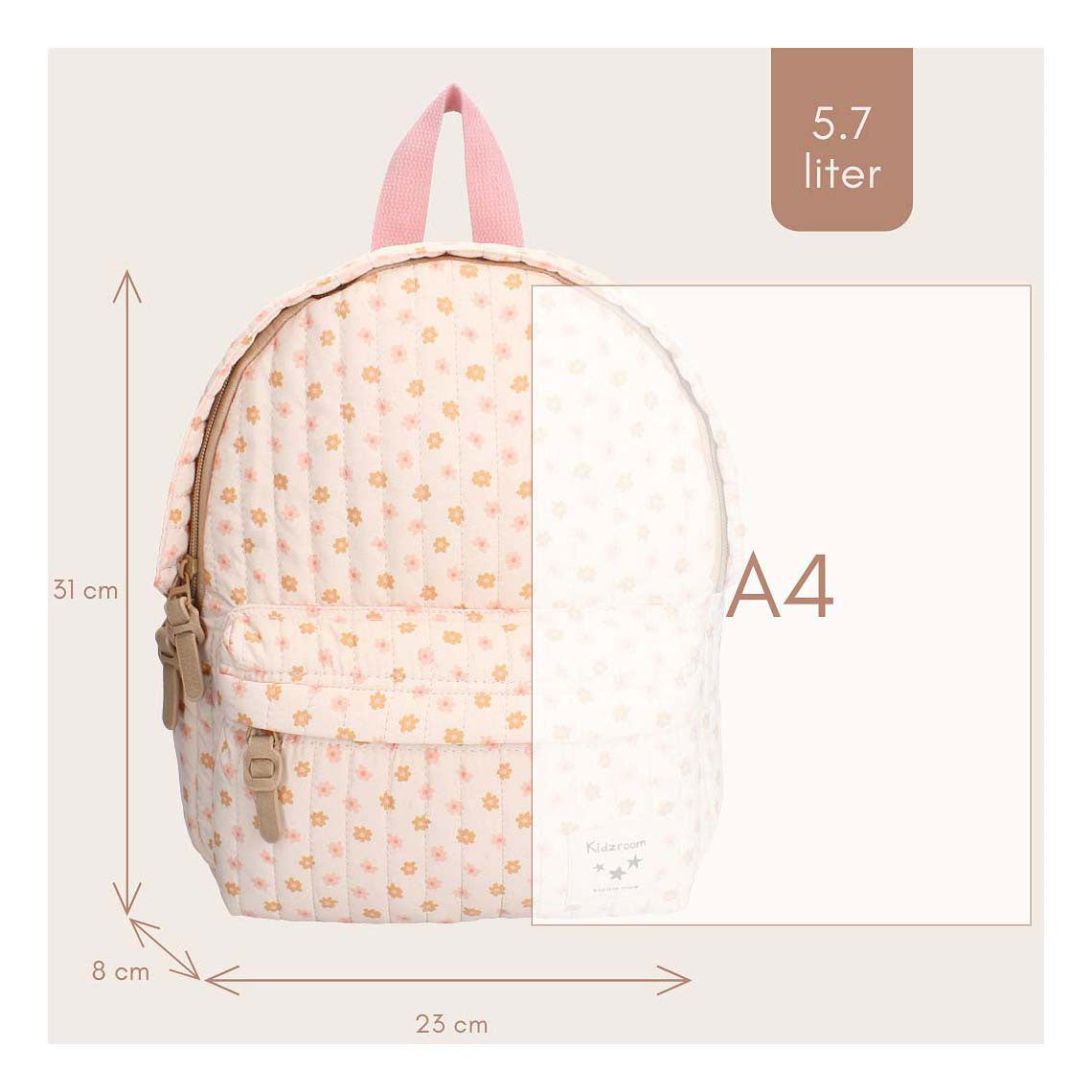 Kidzroom backpack paris magical meadows pink