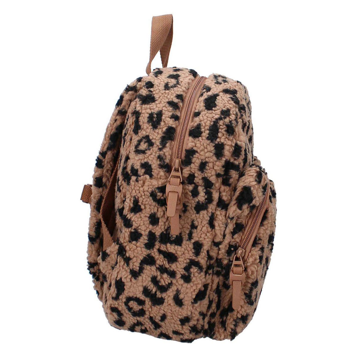 Mála droma kidzroom beary cló liopard ar bís