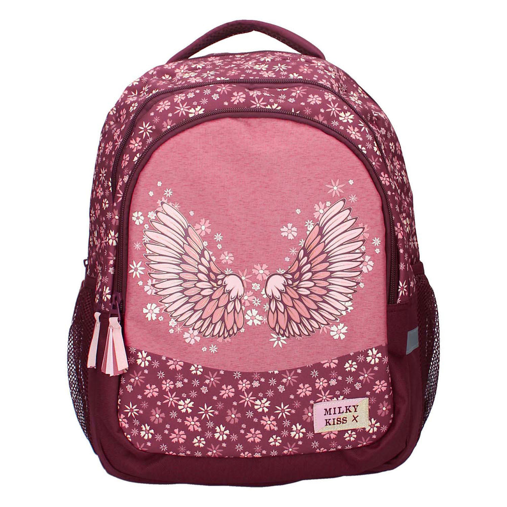 Milky Kiss backpack wild bliss flowers, 3 compartments