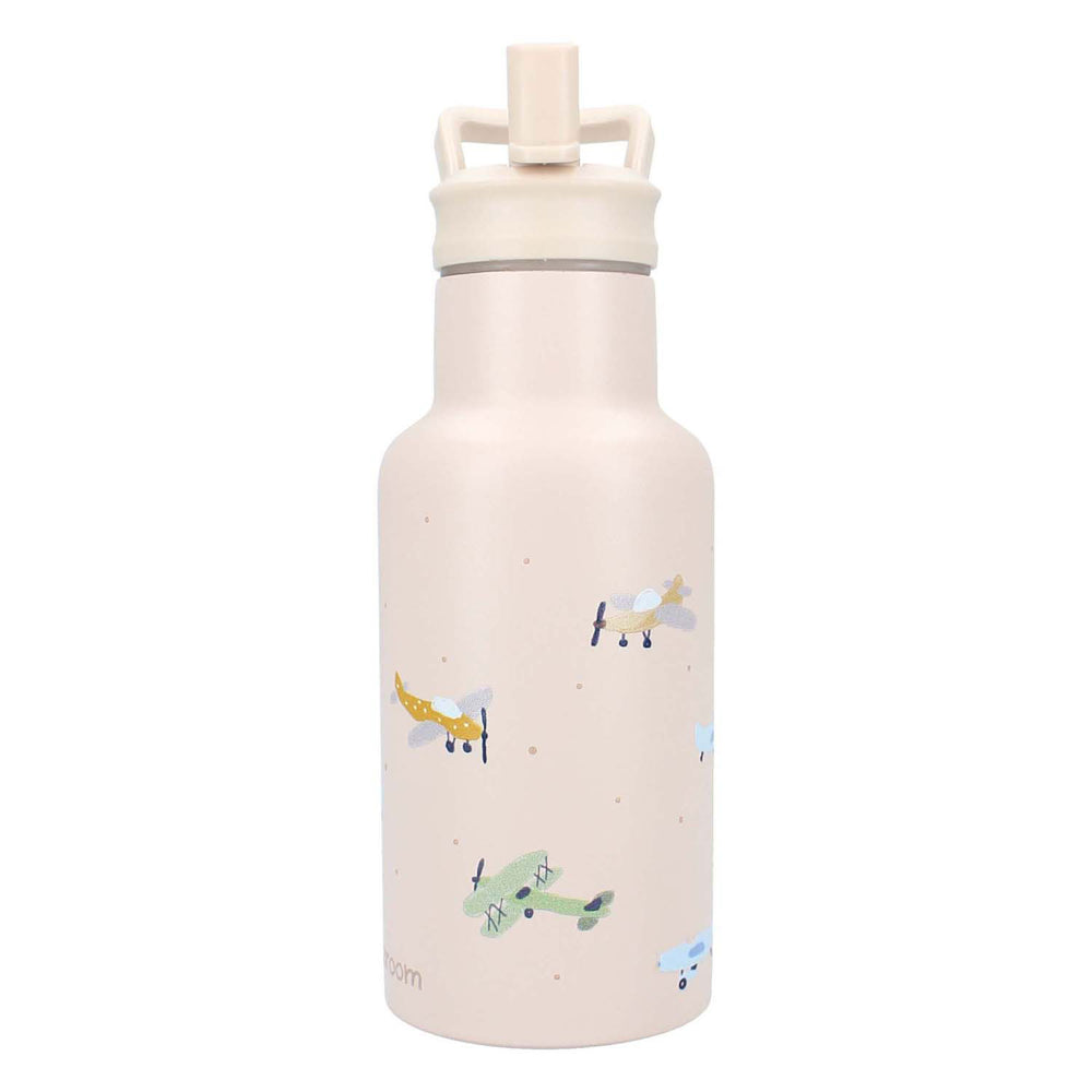 Kidzroom drinking bottle sweet sips airplanes, 350ml
