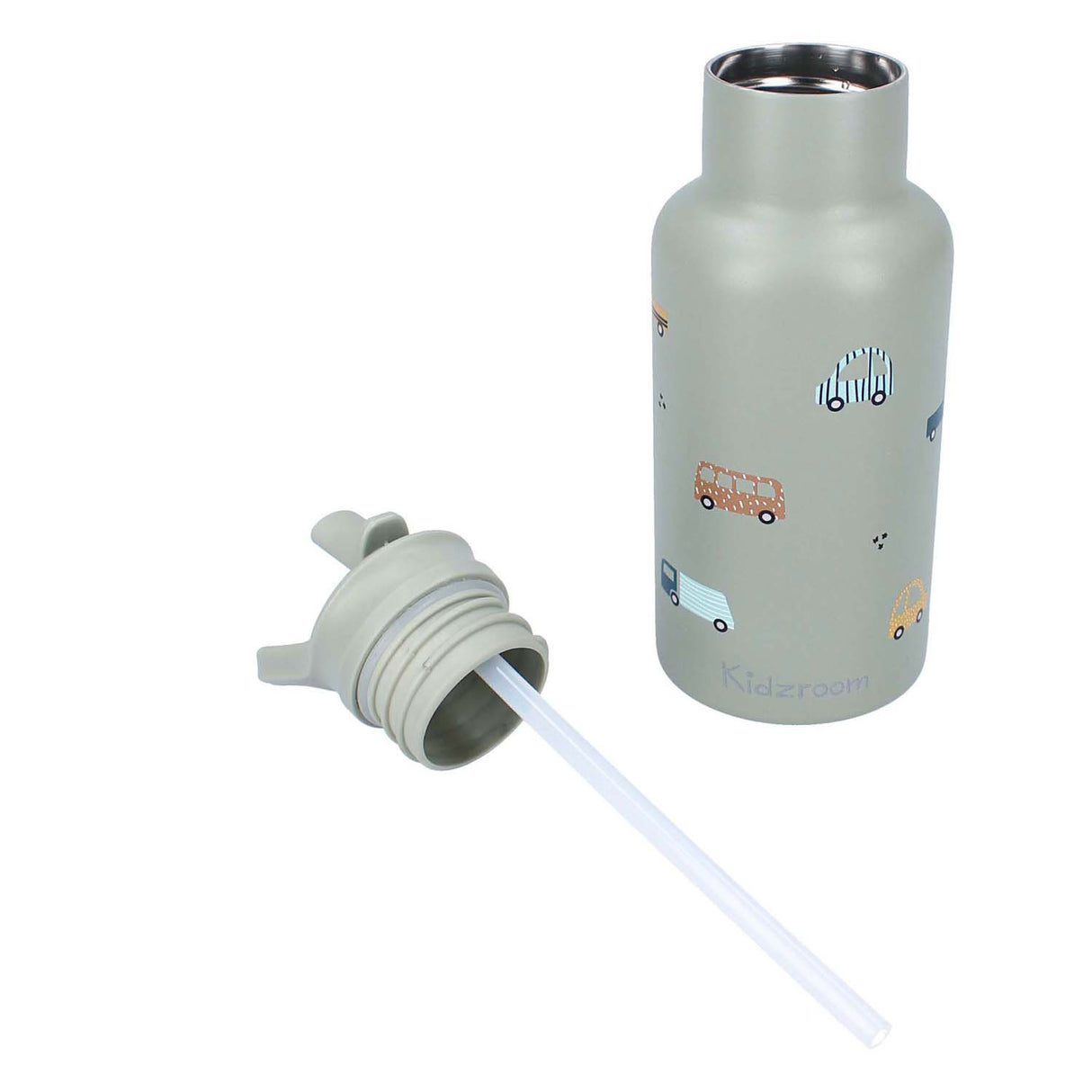 Kidzroom juomapullo makea sips ajoneuvoja, 350ml