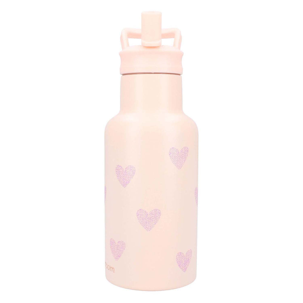 Kidzroom drinkfles sweet sips hartjes, 350ml
