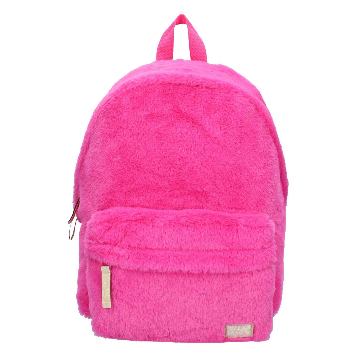 Mochila de beso lácteo el factor wow esponjoso rosa