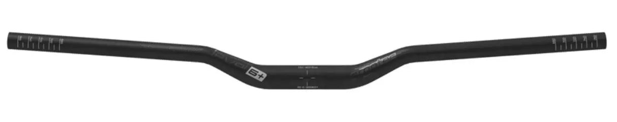 Elvedes ergotec handlebar riser 30 sl6+ 31.8 800mm black
