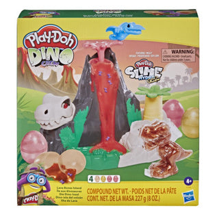 Play-doh slime hydro paillettes dinosaure volcan
