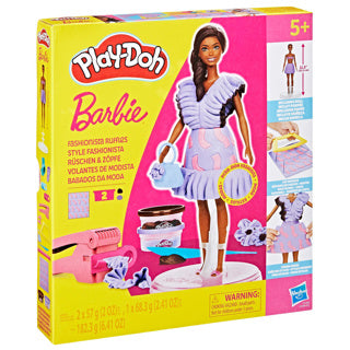 Play-doh barbie fashionista ruffles
