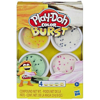 Hasbro play-doh färgexplosion med 4 krukor med lera